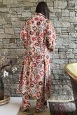 Riad Nights Longline Belted Duster Shirt Rust